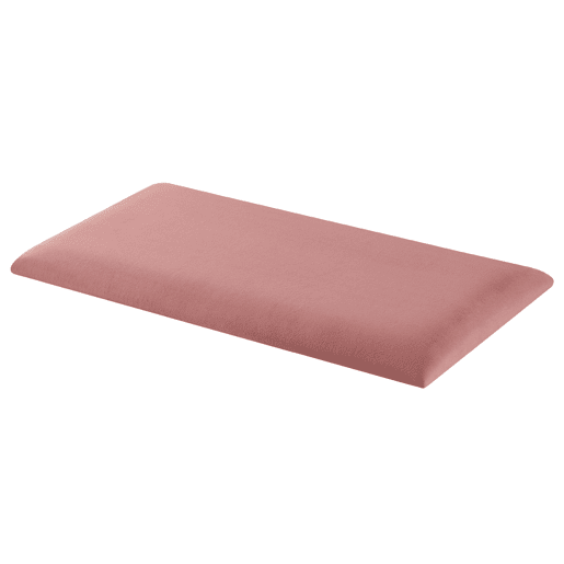 Conjunto de 3 painéis de parede acolchoados Carpino veludo 60x30cm - Rosa neu.haus