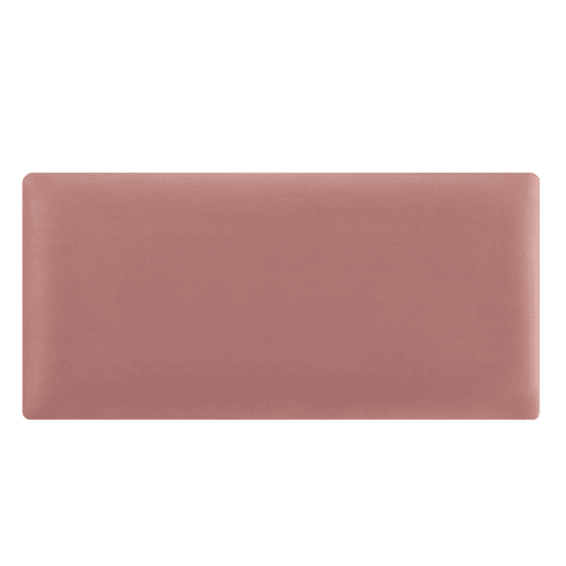 Conjunto de 3 painéis de parede acolchoados Carpino veludo 60x30cm - Rosa neu.haus