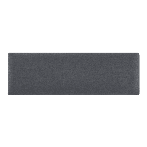 Conjunto de 2 painéis de parede acolchoados Carpino têxtil 90x30cm - Cinzento escuro neu.haus