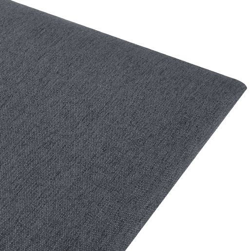 Conjunto de 2 painéis de parede acolchoados Carpino têxtil 90x30cm - Cinzento escuro neu.haus