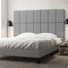 Set de 3 paneles de pared acolchados Carpino textil 30 Set de 3 paneles de pared acolchados Carpino textil 30 Gris Claro
