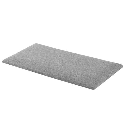 Conjunto de 3 painéis de parede acolchoados Carpino têxtil 60x30cm - Cinzento claro neu.haus