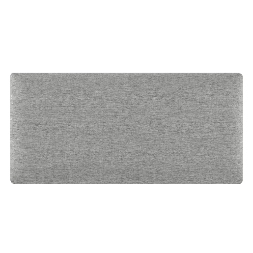 Conjunto de 3 painéis de parede acolchoados Carpino têxtil 60x30cm - Cinzento claro neu.haus