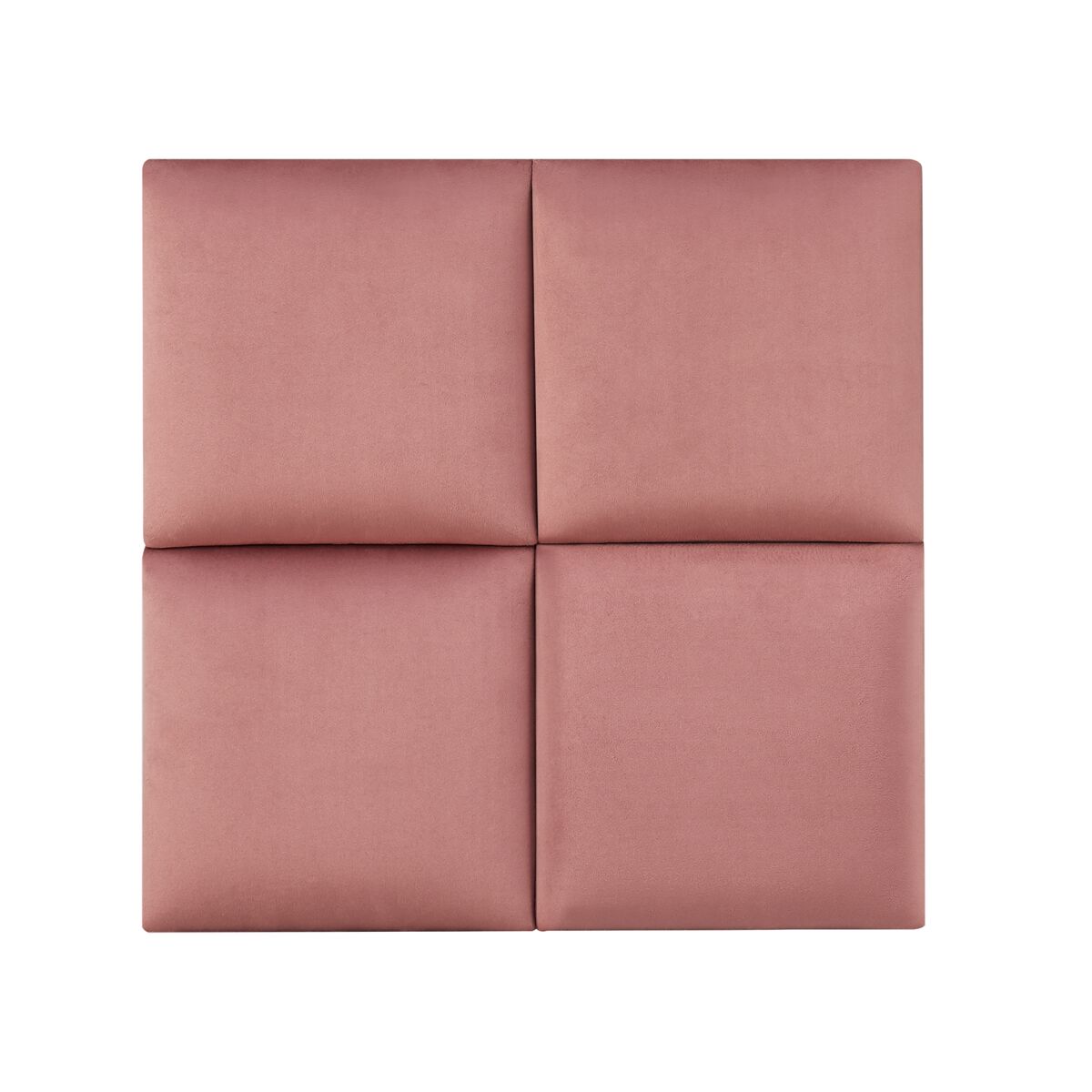 Set de 4 paneles de pared acolchados Carpino terciopelo 30