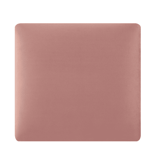 Conjunto de 4 painéis de parede acolchoados Carpino veludo 30x30cm - Rosa neu.haus