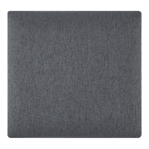Conjunto de 4 painéis de parede acolchoados Carpino têxtil 30x30cm - Cinzento escuro neu.haus