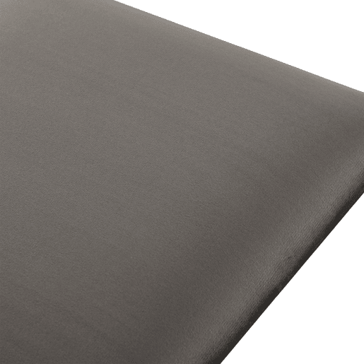Conjunto de 4 painéis de parede acolchoados Carpino veludo 30x30cm - Cinzento escuro neu.haus