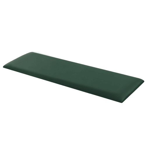 Conjunto de 2 painéis de parede acolchoados Carpino veludo 90x30cm - Verde escuro neu.haus