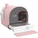 Arenero para Gato PP PawHut, mascotas - accesorios para gatos Arenero para Gato PP PawHut, mascotas - accesorios para gatos Rosa
