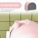 Arenero para Gato PP PawHut, mascotas - accesorios para gatos Arenero para Gato PP PawHut, mascotas - accesorios para gatos Rosa