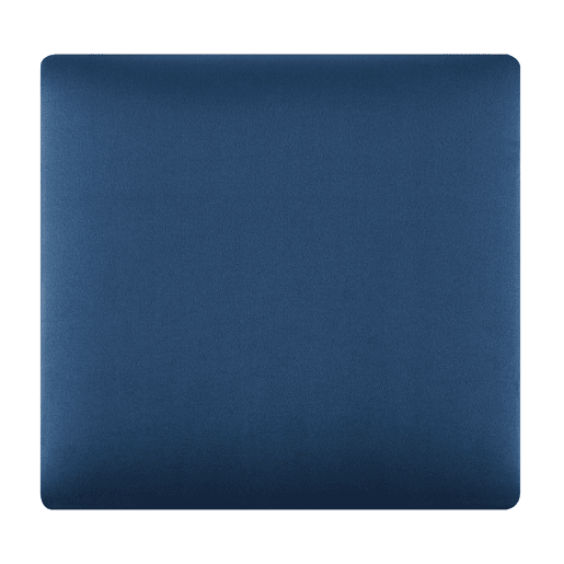 Conjunto de 4 painéis de parede acolchoados Carpino veludo 30x30cm - Azul marinho neu.haus