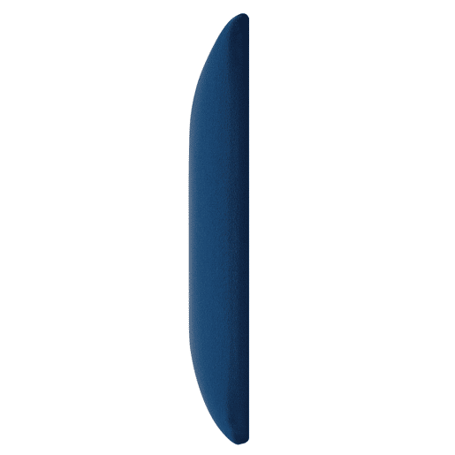 Conjunto de 4 painéis de parede acolchoados Carpino veludo 30x30cm - Azul marinho neu.haus