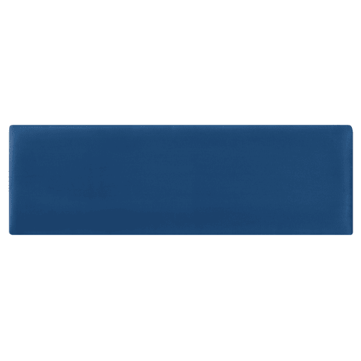 Conjunto de 2 painéis de parede acolchoados Carpino veludo 90x30cm - Azul marinho neu.haus