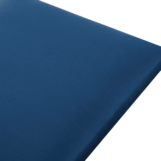 Conjunto de 2 painéis de parede acolchoados Carpino veludo 90x30cm - Azul marinho neu.haus