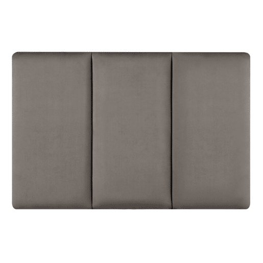 Conjunto de 3 painéis de parede acolchoados Carpino veludo 60x30cm - Cinzento escuro neu.haus