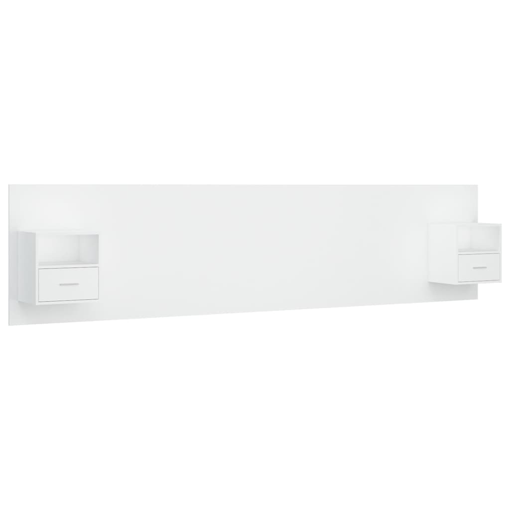 Cabecero De Cama Con Mesita 337 Blanco
