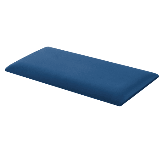 Conjunto de 3 painéis de parede acolchoados Carpino veludo 60x30cm - Azul marinho neu.haus