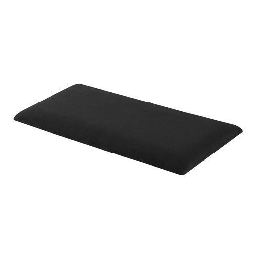 Conjunto de 3 painéis de parede acolchoados Carpino têxtil 60x30cm - Preto neu.haus