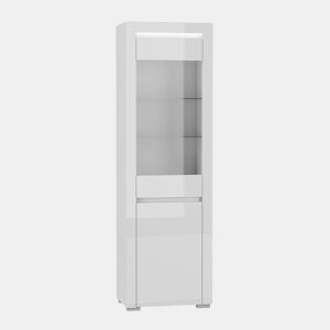 Vitrina 2 portas LED incluída Kasla Branco