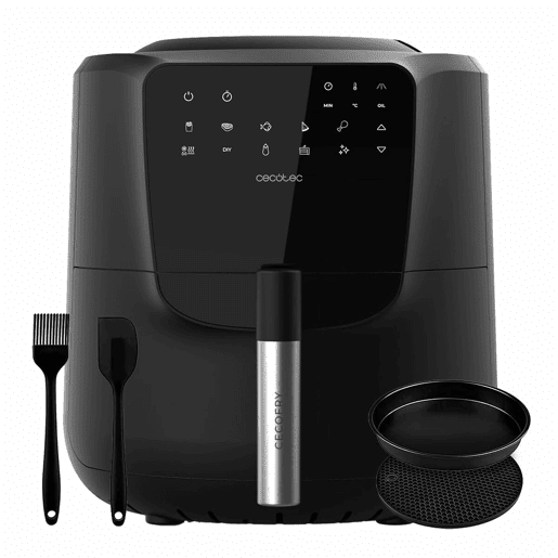 Fritadeira sem Óleo Cecotec Cecofry Rain Pack Preto 1550 W 5,5 L