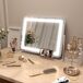 Espejo Tocador Vidrio, Metal HOMCOM, hogar - decoración Espejo Tocador Vidrio, Metal HOMCOM, hogar - decoración Blanco