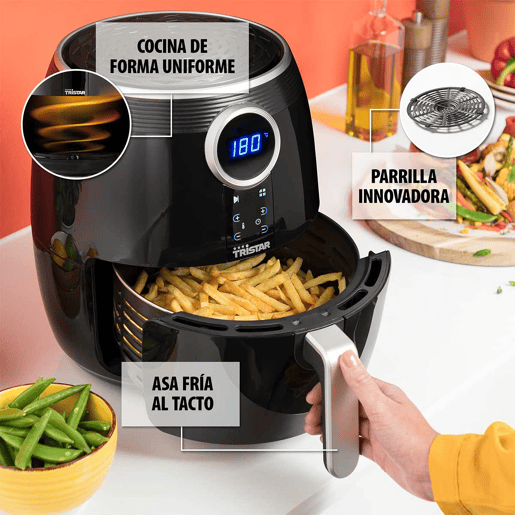 Fritadeira de Ar Tristar FR-6956 4,5 L Preto 1500 W
