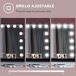 Espejo Tocador Vidrio, Metal HOMCOM, hogar - decoración Espejo Tocador Vidrio, Metal HOMCOM, hogar - decoración Negro