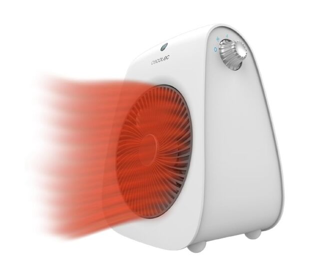 Cecotec calefactor eléctrico readywarm 2000 max force white,termoventilador 2000 w de potencia, 3 modos de funcionamiento