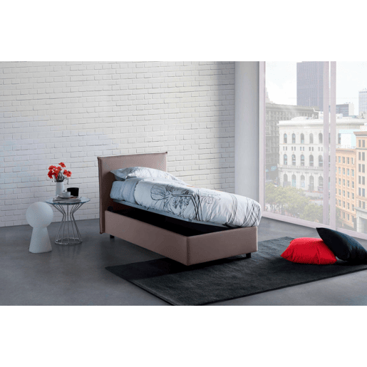 Cama de solteiro de tecido