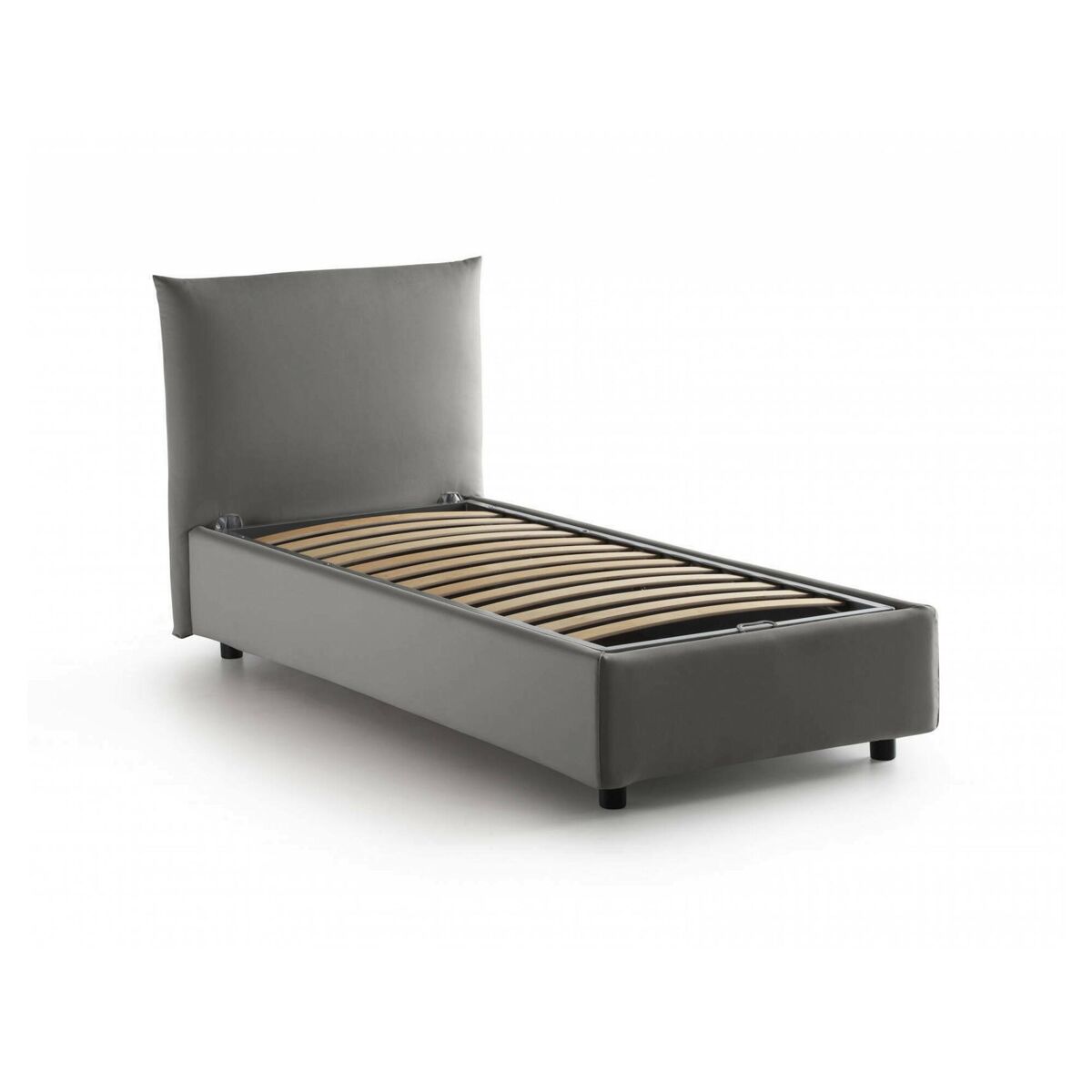 Cama de solteiro de tecido
