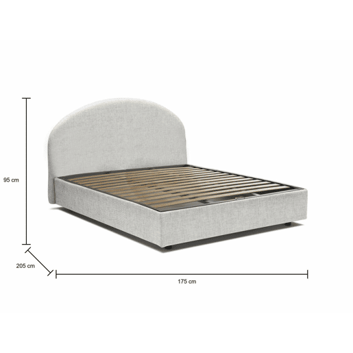 Cama de casal de tecido