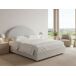 Cama de casal de tecido 175x205 Cama de casal de tecido 175x205 Blanco
