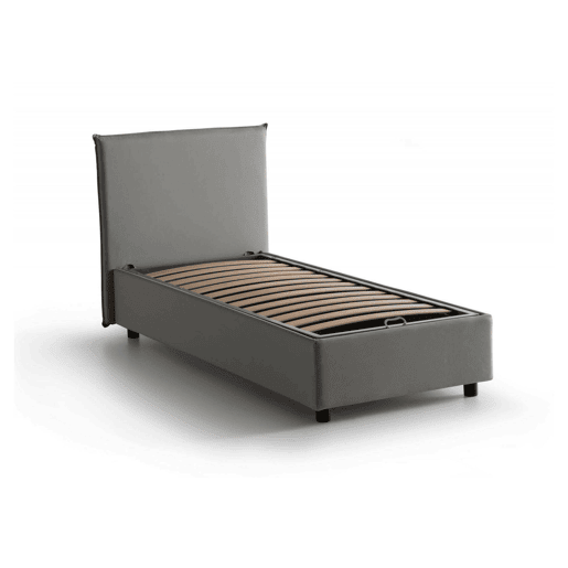 Cama de solteiro de tecido Cama de solteiro de tecido