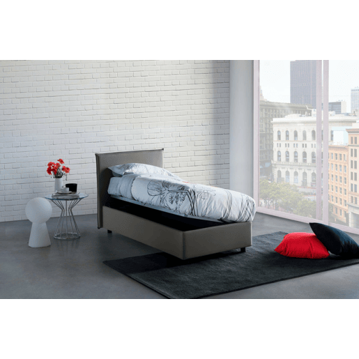 Cama de solteiro de tecido Cama de solteiro de tecido