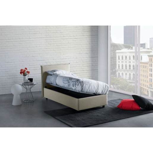 Cama de solteiro de tecido Cama de solteiro de tecido