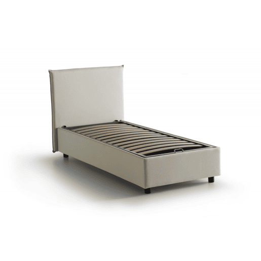 Cama de solteiro de tecido Cama de solteiro de tecido