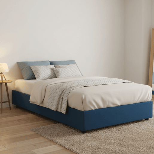 Cama quadrada e meia de tecido Cama quadrada e meia de tecido