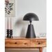 Beliani Lámpara de mesa PALMIET Beliani Lámpara de mesa PALMIET Negro