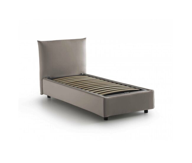 Cama de solteiro de tecido