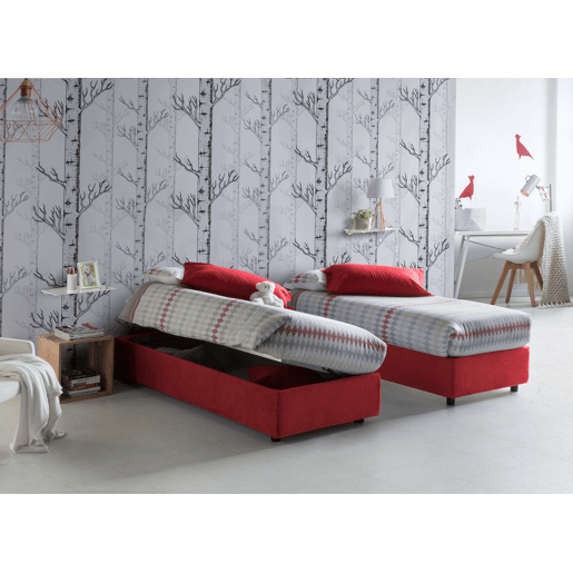Cama quadrada e meia de tecido Cama quadrada e meia de tecido