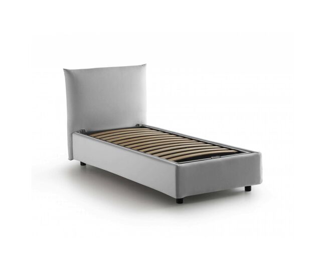 Cama de solteiro de tecido
