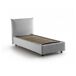 Cama de solteiro de tecido Cama de solteiro de tecido Blanco