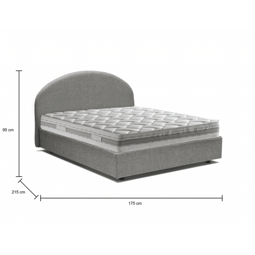 Cama de casal de tecido Cama de casal de tecido
