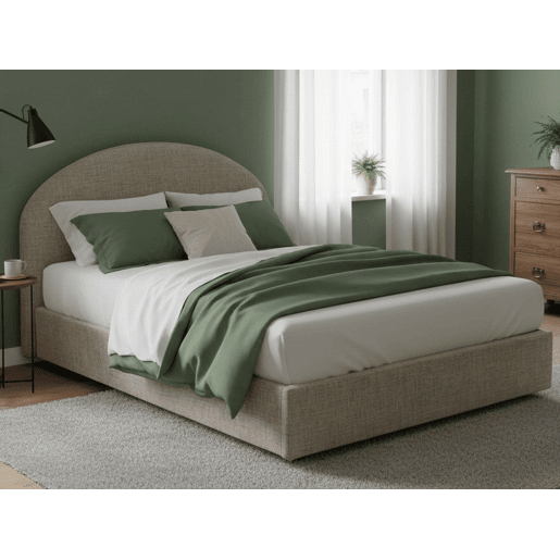 Cama de casal de tecido