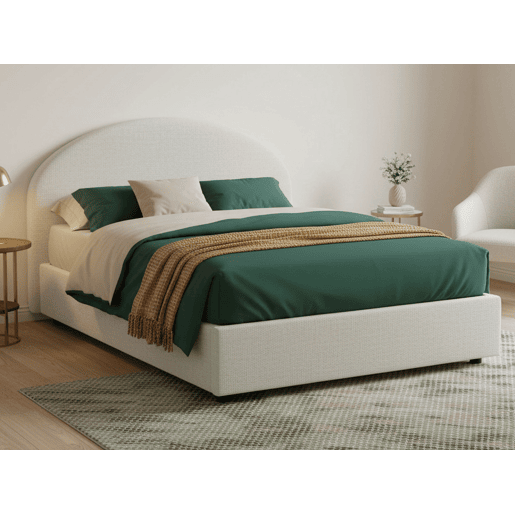Cama quadrada e meia de tecido