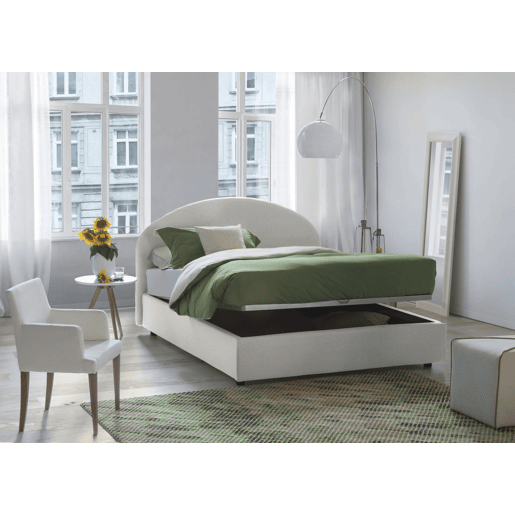 Cama quadrada e meia de tecido