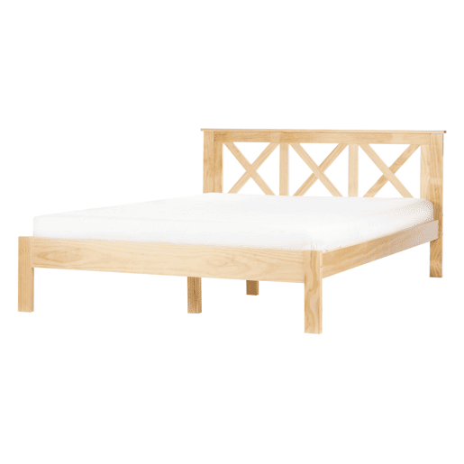 Beliani Cama Pinho TANNAY Beliani Cama Pinho TANNAY