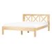 Beliani Cama Madera de pino TANNAY 149x208 Beliani Cama Madera de pino TANNAY 149x208 Madera Clara