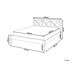 Beliani Cama Madera de pino TANNAY 149x208 Beliani Cama Madera de pino TANNAY 149x208 Madera Clara