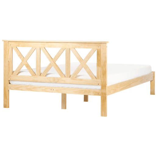 Beliani Cama Pinho TANNAY Beliani Cama Pinho TANNAY